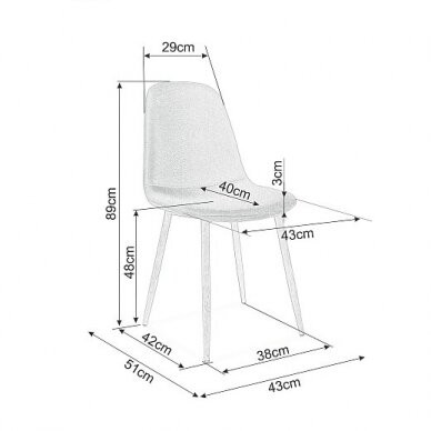 Kėdė ORIO 4 Kėdė ORIO 4