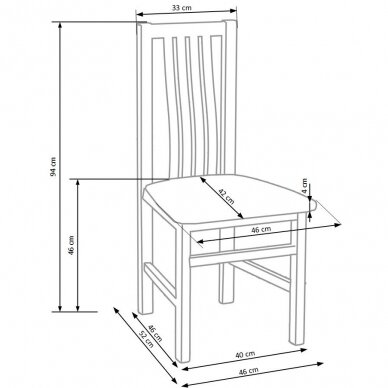 Kėdė PAWEL sonoma 1 Kėdė PAWEL sonoma 1
