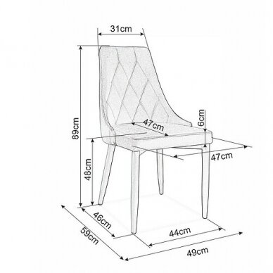 Kėdė TORI 3 Kėdė TORI 3