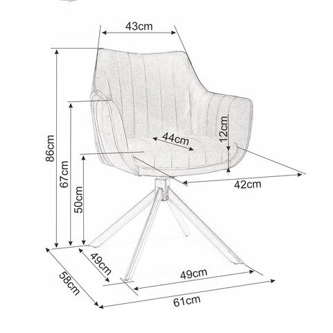 Kėdė Azalia 5 Kėdė Azalia 5