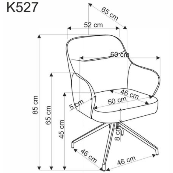Kėdė K527 12 Kėdė K527 12