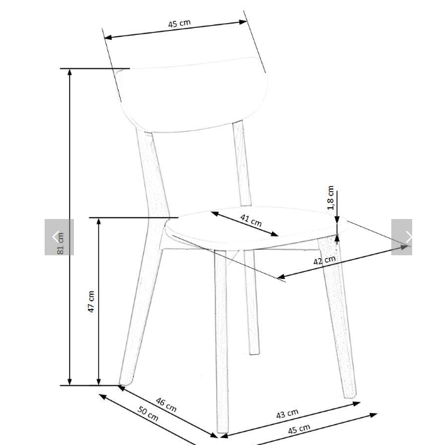 Kėdė BUGGI 9 Kėdė BUGGI 9