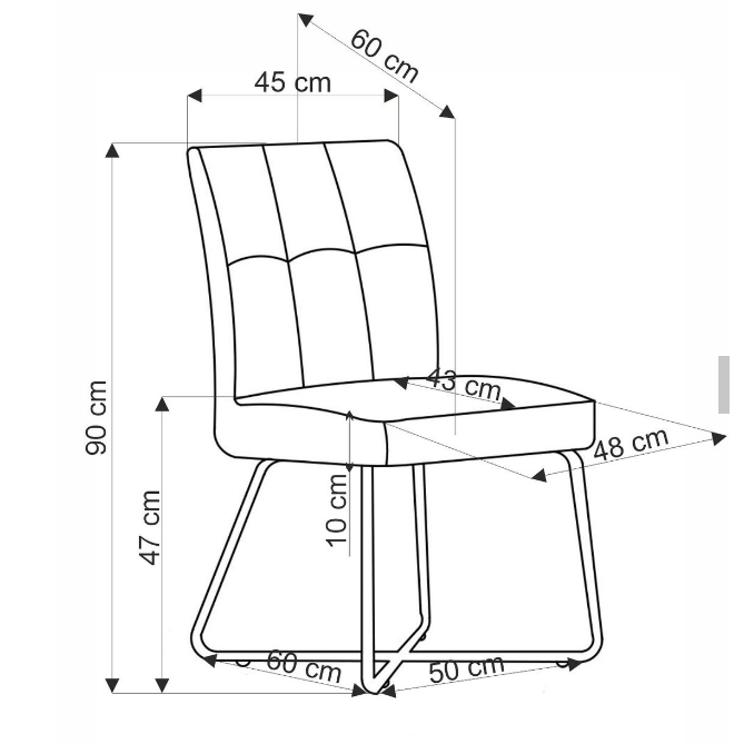 Kėdė K534 8 Kėdė K534 8