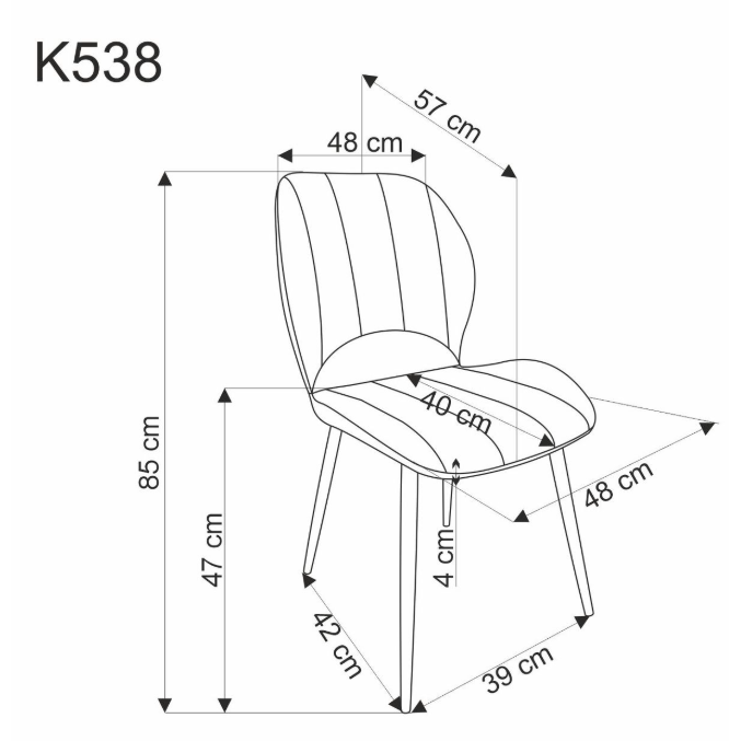Kėdė K538 8 Kėdė K538 8