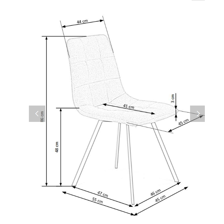 Kėdė K402 3 Kėdė K402 3