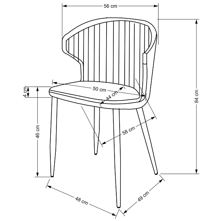 Kėdė K496 10 Kėdė K496 10