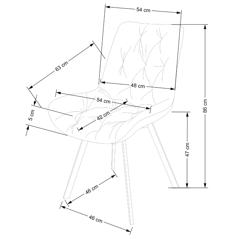 Kėdė K519 8 Kėdė K519 8