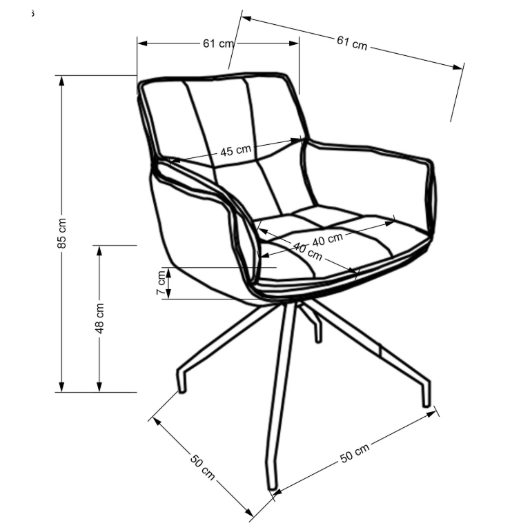 Kėdė K523 10 Kėdė K523 10