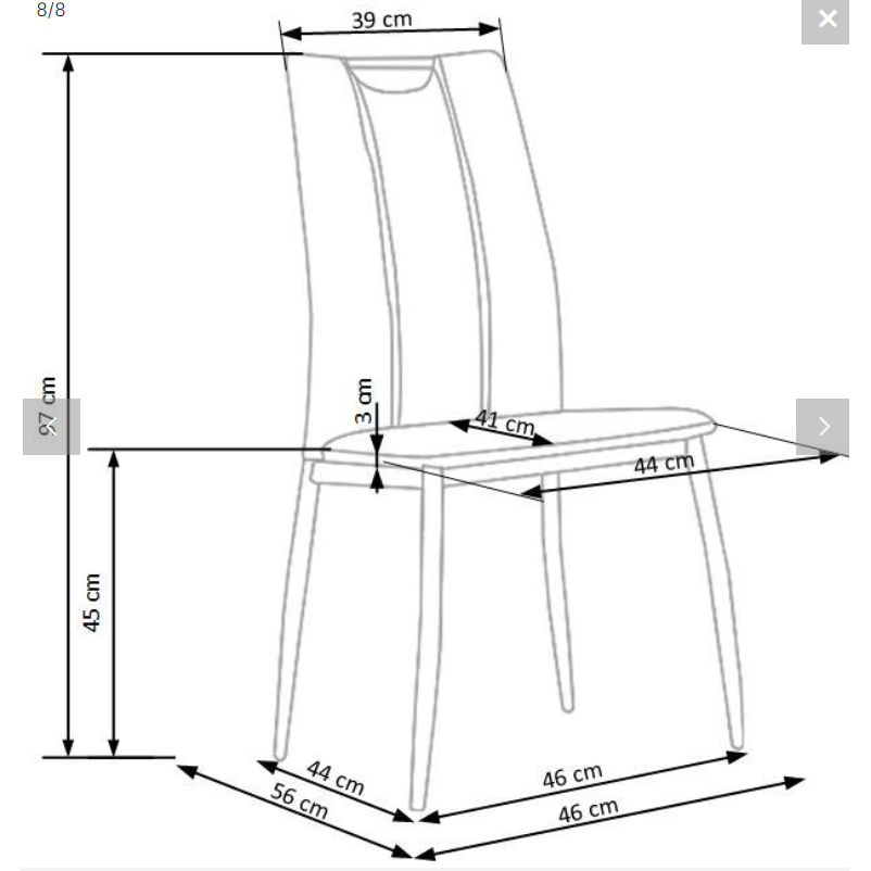 Kėdė K187 6 Kėdė K187 6