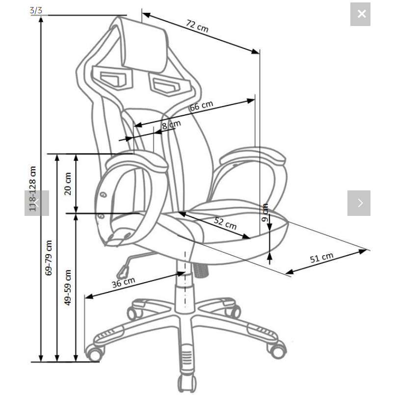 Kėdė HONOR 2 Kėdė HONOR 2