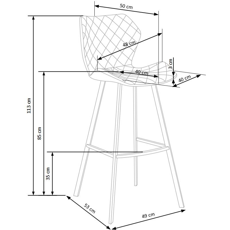 Baro Kėdė H-83 2 Baro Kėdė H-83 2
