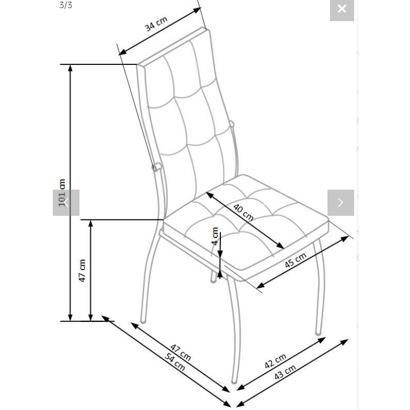 Kėdė K209 2 Kėdė K209 2