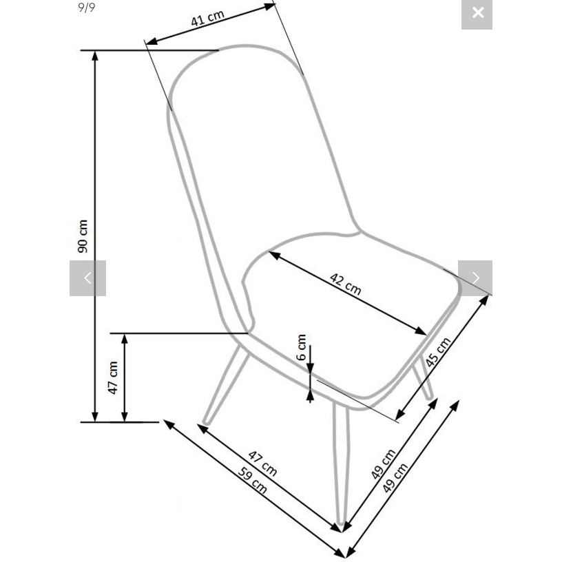Kėdė K214 6 Kėdė K214 6
