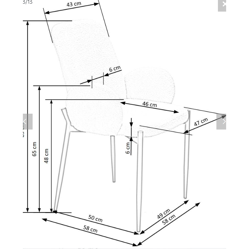 Kėdė K477 11 Kėdė K477 11
