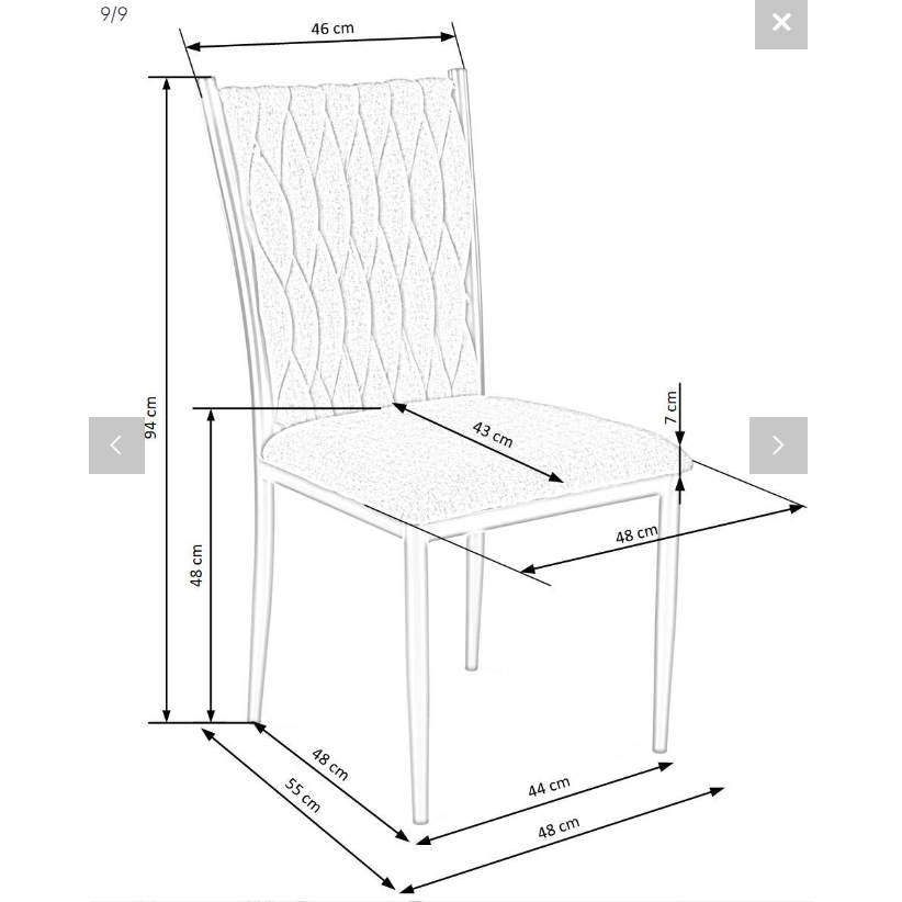 Kėdė K436 7 Kėdė K436 7