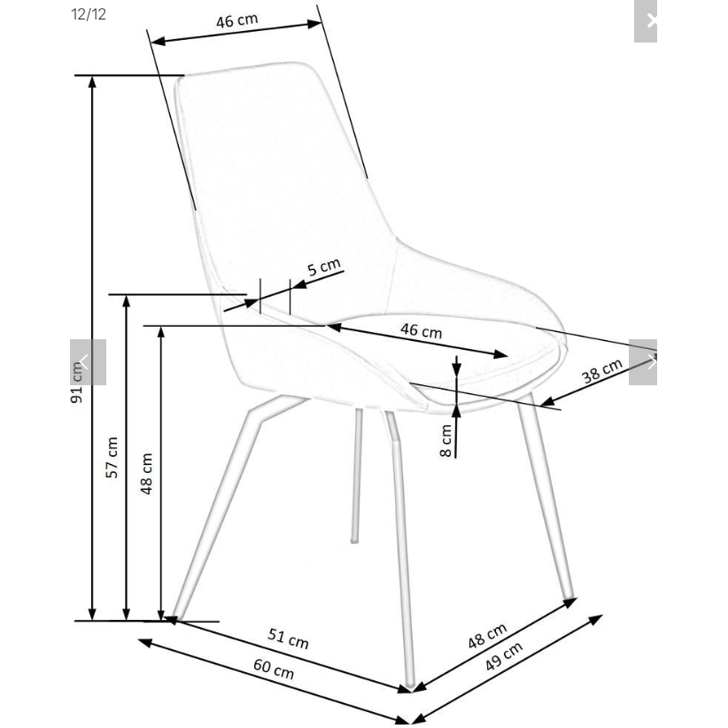 Kėdė K479 10 Kėdė K479 10