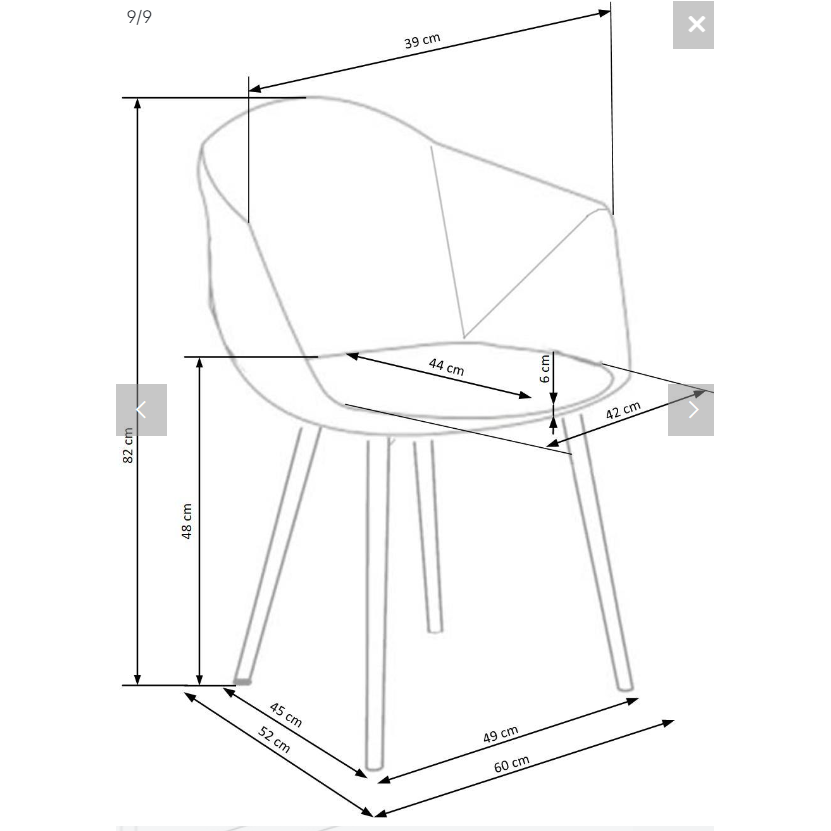 Kėdė K420 8 Kėdė K420 8