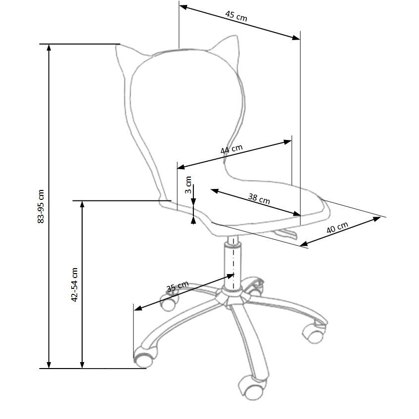 Kėdė KITTY II 1 Kėdė KITTY II 1