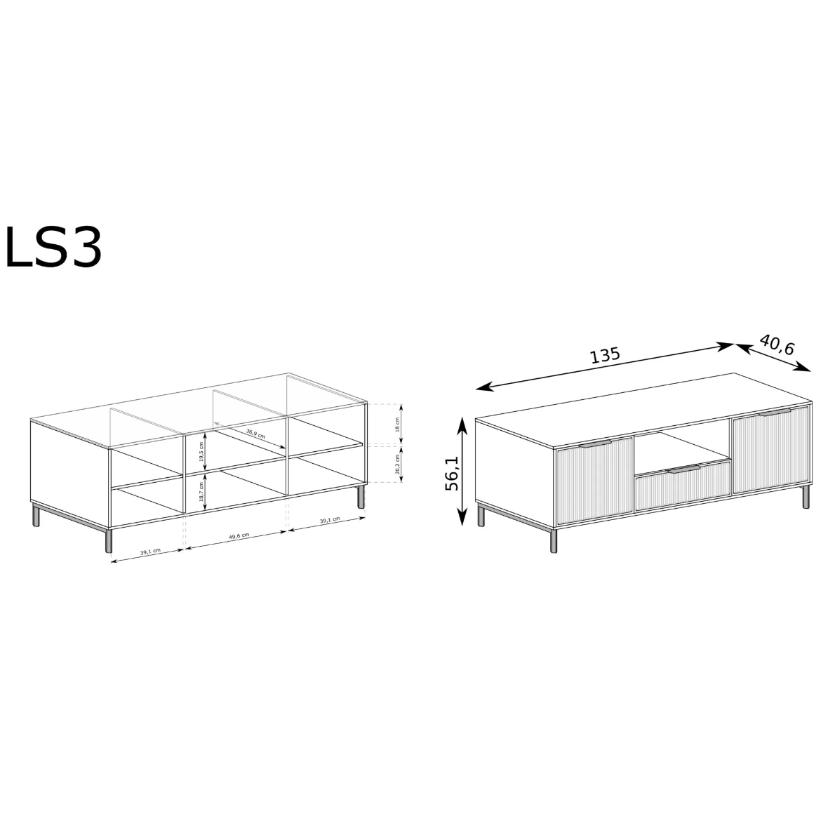 TV staliukas Linkastyles [LS-3] 3