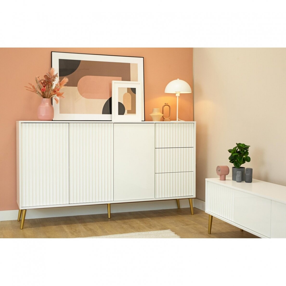 Komoda Barcelona White 3D3S Komoda Barcelona White 3D3S