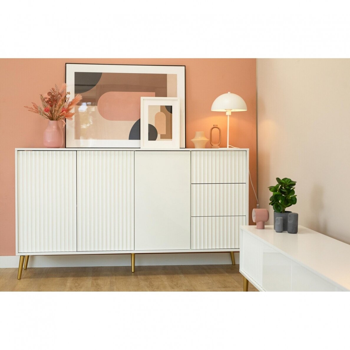 Komoda Barcelona White 3D3S 2 Komoda Barcelona White 3D3S 2