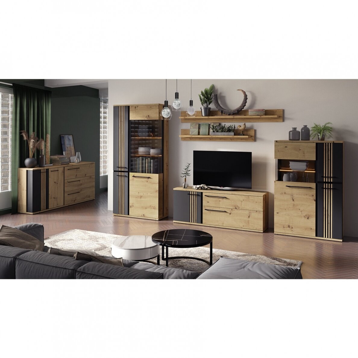 Komoda Molto 12 Black 1