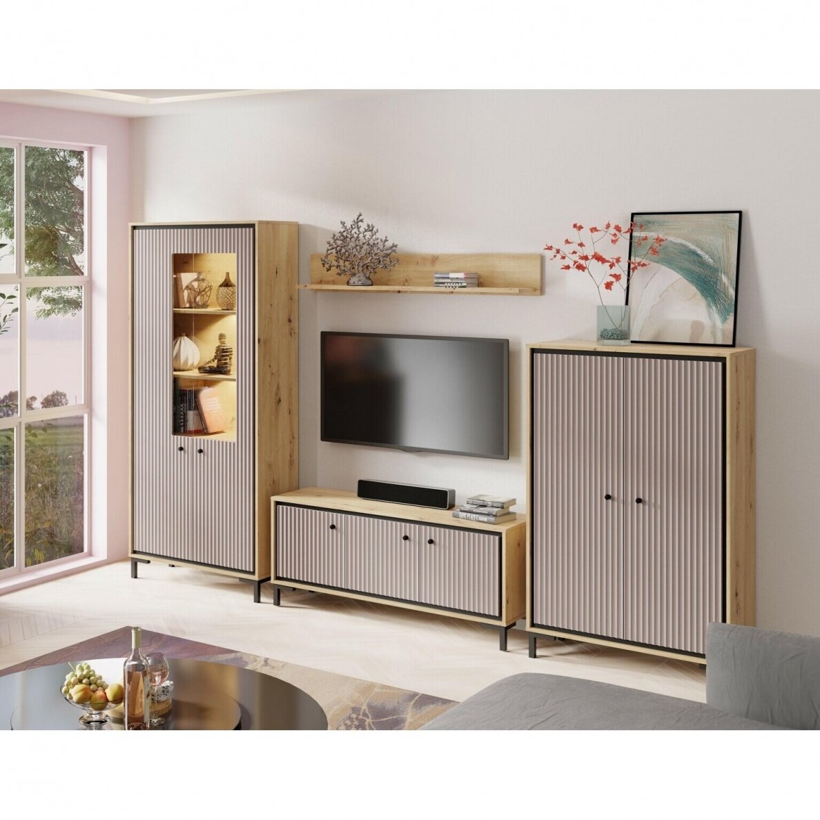 Komoda PARII PR15 (pink) 2