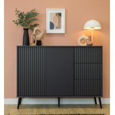 Komoda Barcelona Black 2D3S