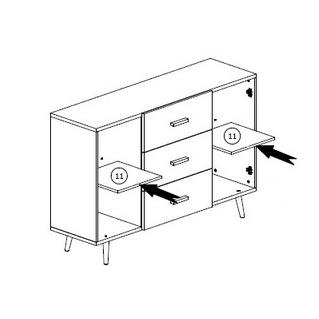 Komoda Vby K2D3S 1 Komoda Vby K2D3S 1
