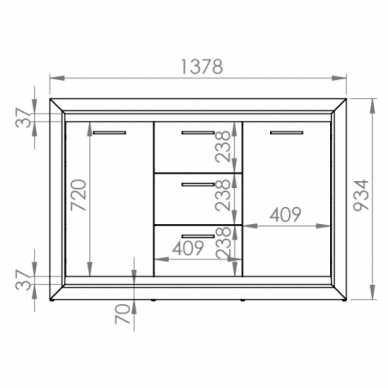 Komoda BALTICA 09 4 Komoda BALTICA 09 4