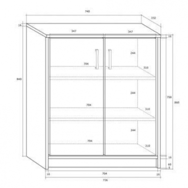 Komoda K1-2D 1 Komoda K1-2D 1