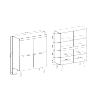 Komoda LORDI 6 2 Komoda LORDI 6 2