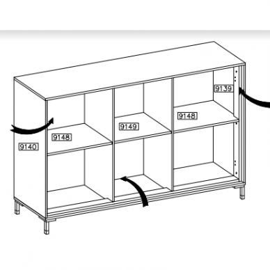 Komoda PARII PR12 (pink) 1 Komoda PARII PR12 (pink) 1