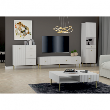 Komoda Viena White 3D3S 10