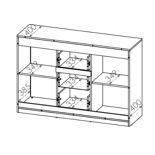 Komoda BALTICA 09 3 Komoda BALTICA 09 3