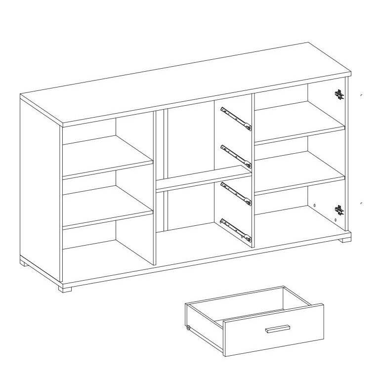 Komoda LUCA 4S2D 1 Komoda LUCA 4S2D 1