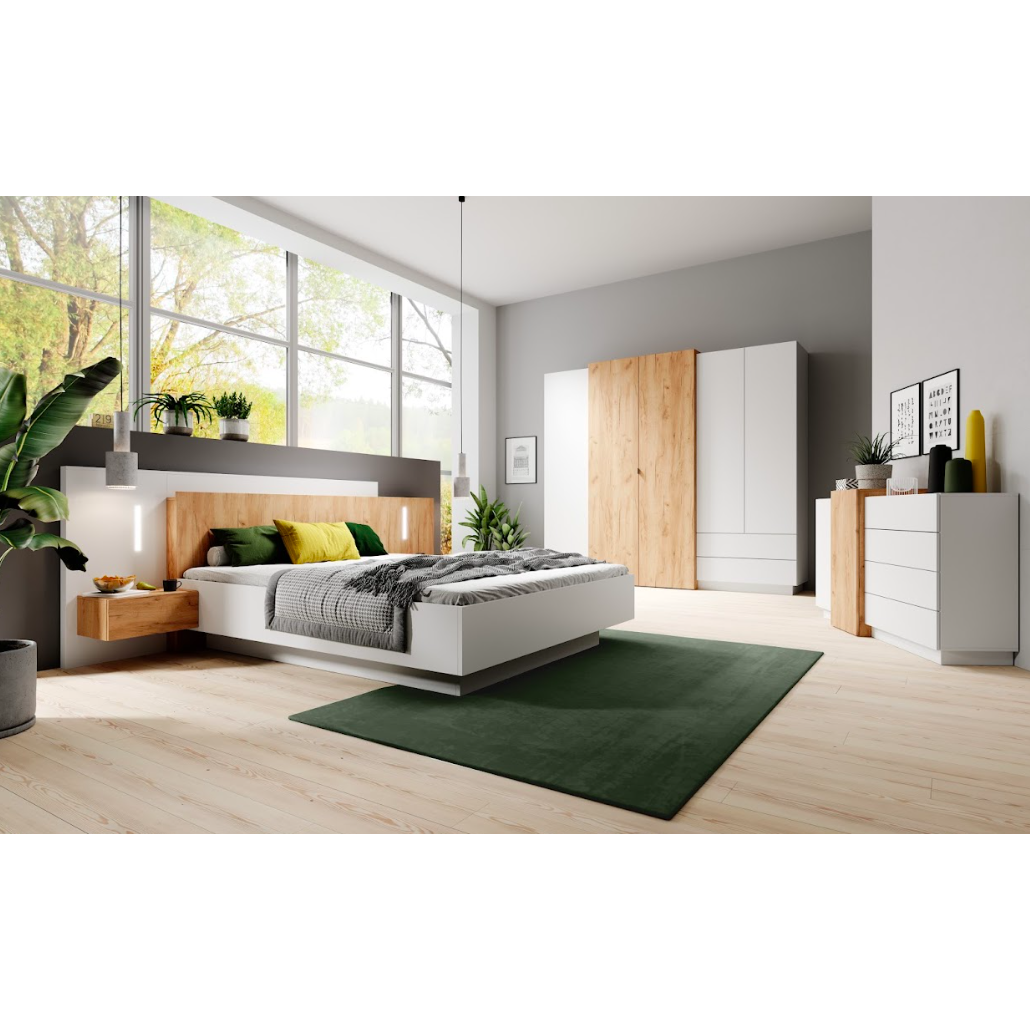 Lova su naktiniais staliukais 3D 2 Lova su naktiniais staliukais 3D 2