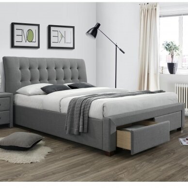 Lova su stalčiais PERCY 160 Lova su stalčiais PERCY 160