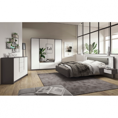 Lova su naktiniais staliukais Sega 2 Lova su naktiniais staliukais Sega 2