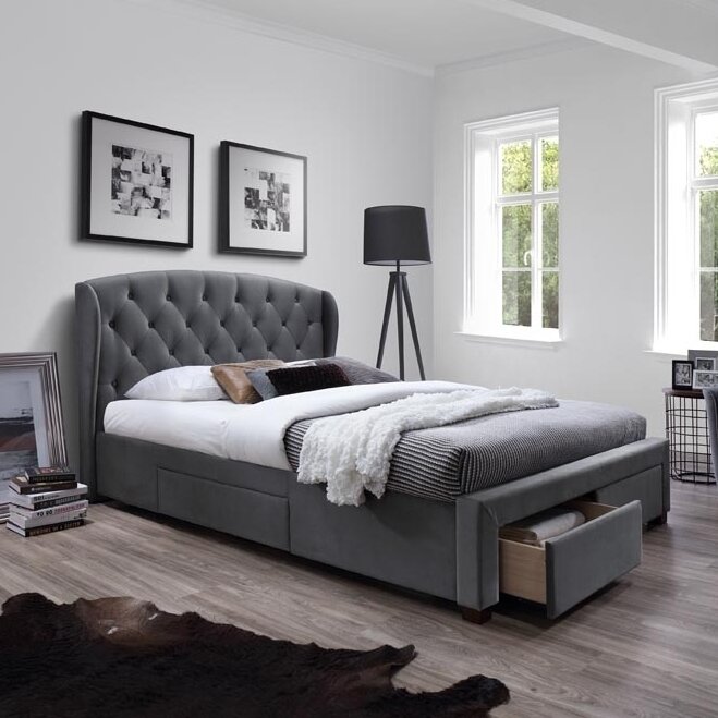 Lova su stalčiais SABRINA 160 Lova su stalčiais SABRINA 160