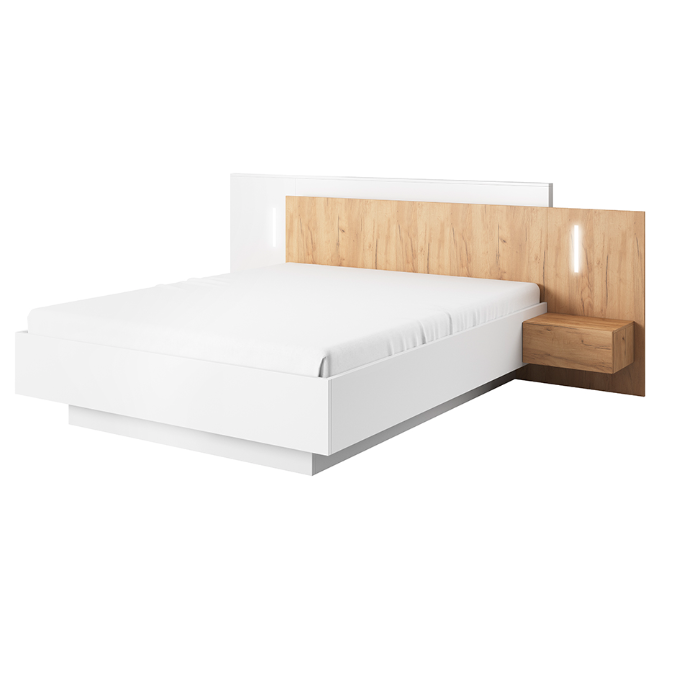 Lova su naktiniais staliukais 3D Lova su naktiniais staliukais 3D