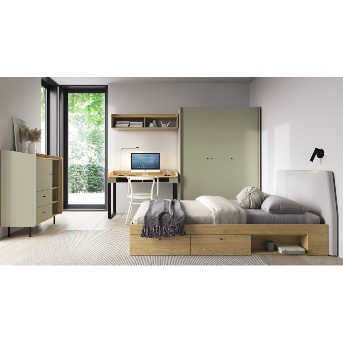 Vaikų kambario komplektas Alessio II Vaikų kambario komplektas Alessio II