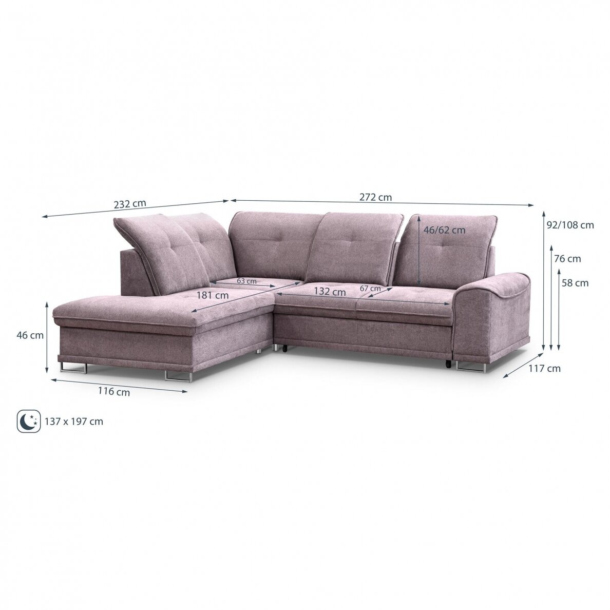 Minkštas kampas Bosas 5