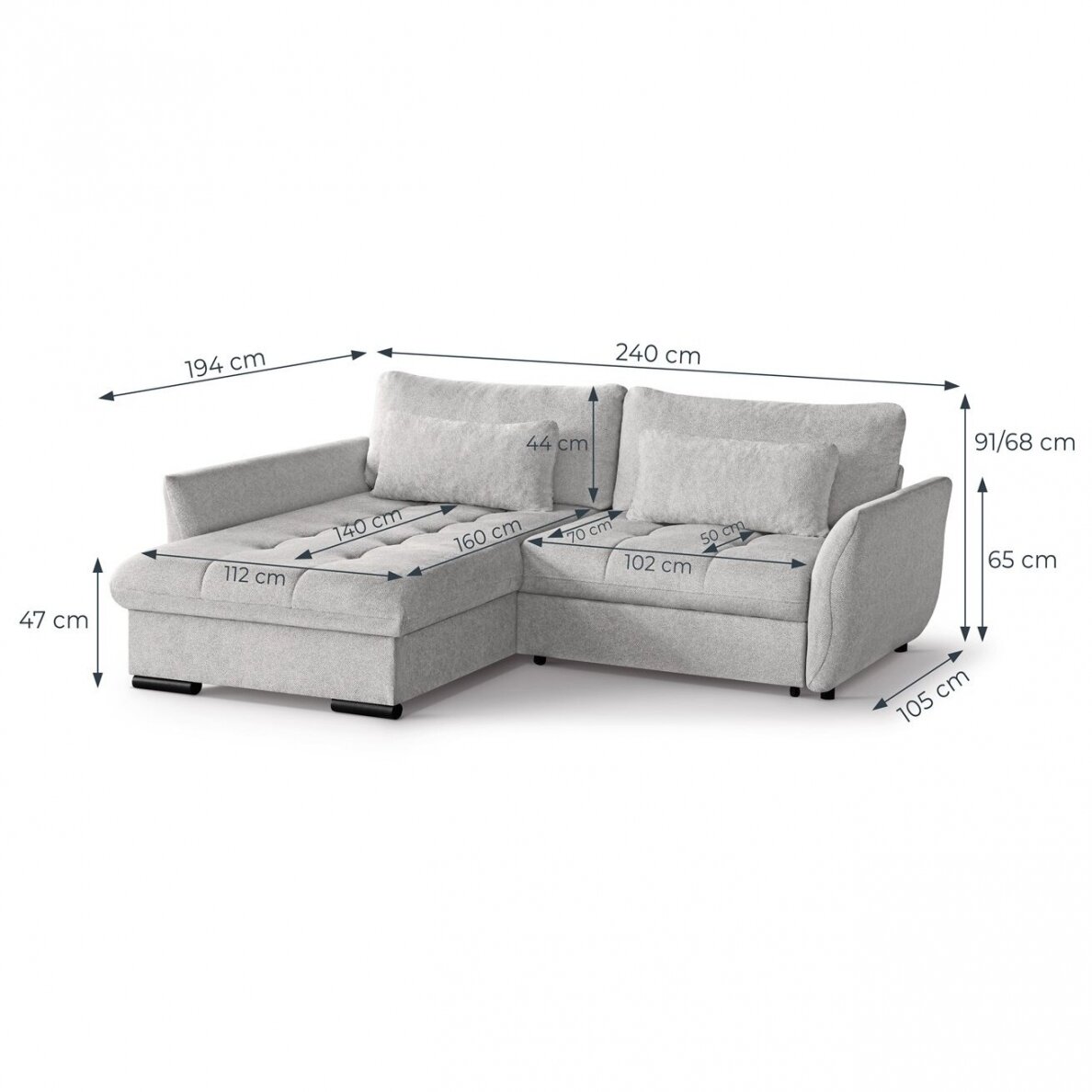 Minkštas kampas Cafu L 4 Minkštas kampas Cafu L 4