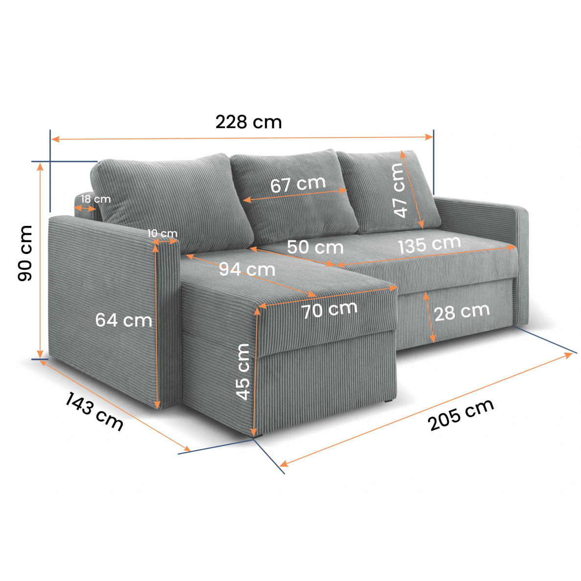 Minkštas kampas Lupo 4 Minkštas kampas Lupo 4