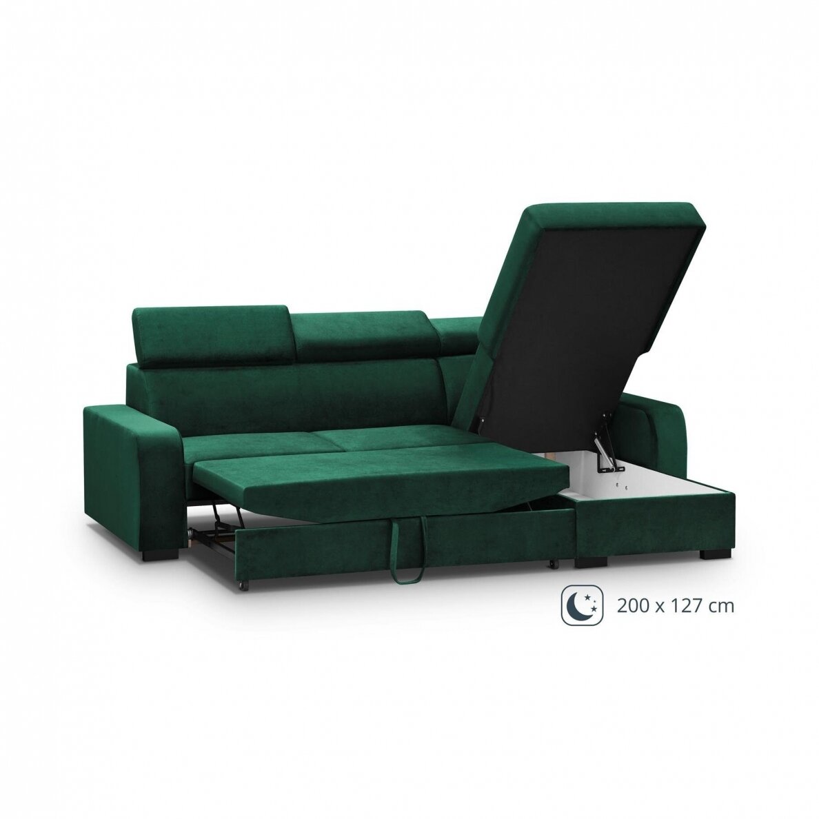 Minkštas kampas Nox 1 Minkštas kampas Nox 1