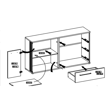 Miegamojo komplektas Molto 4 Miegamojo komplektas Molto 4