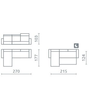 Minkštas kampas Rio III 2
