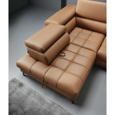 Minkštas kampas Baggio leather 4