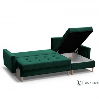 Minkštas kampas Candi L 5